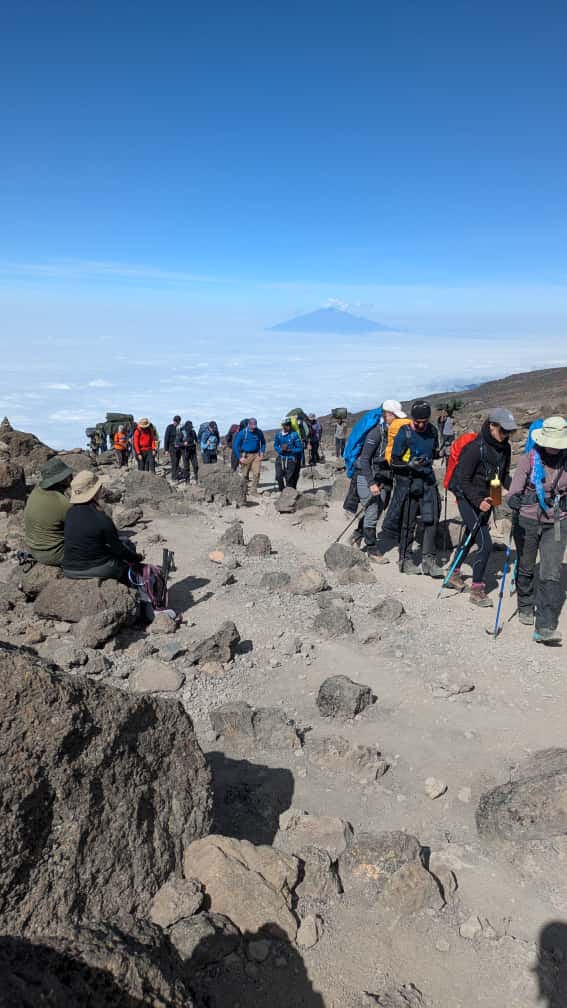 6 days machame route group joining trek