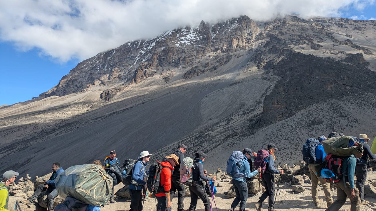 machame route group joining trek 