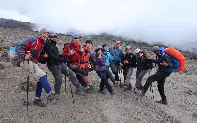 kilimanjaro northern circuit route 9 days shared group